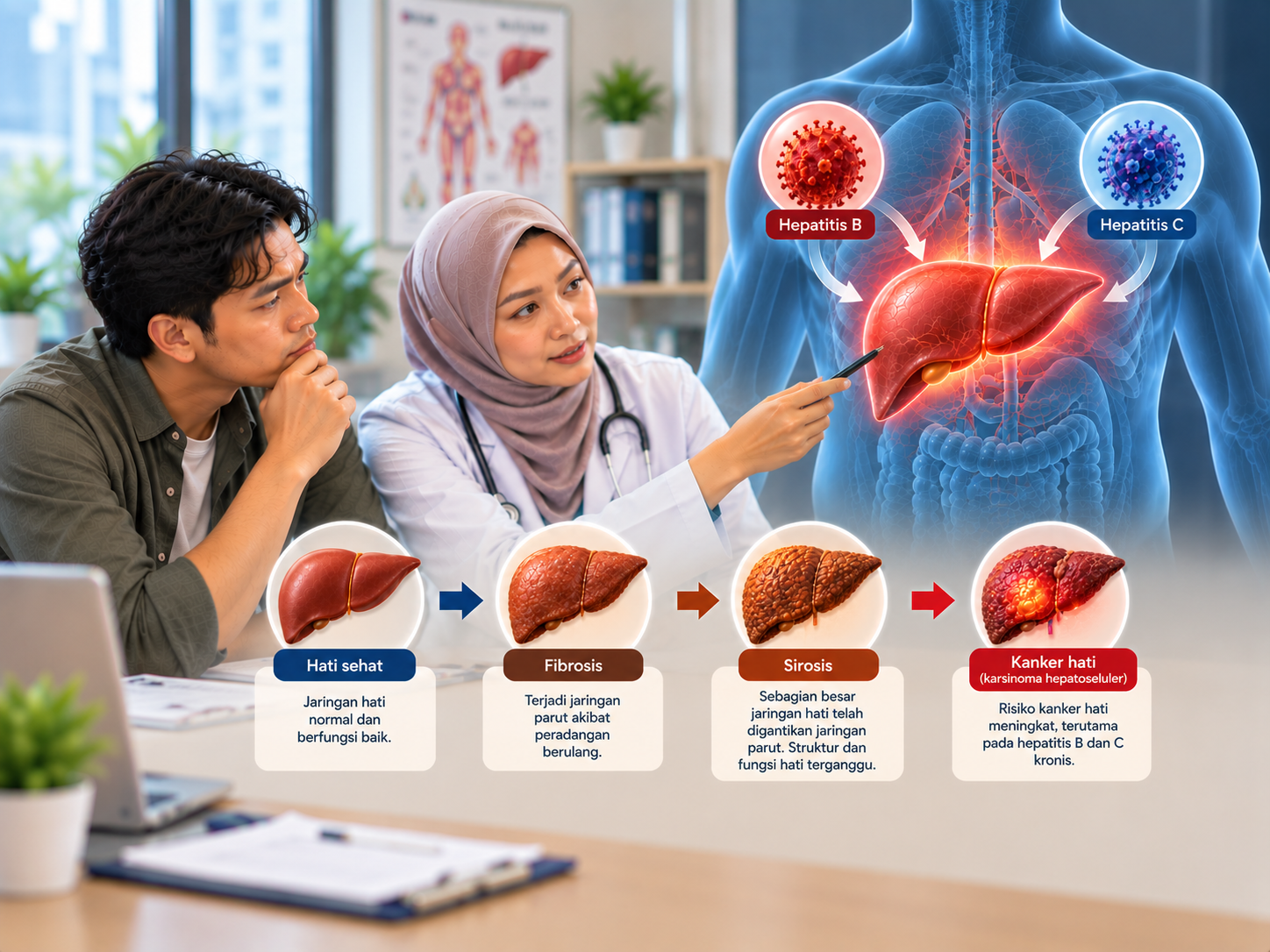 Hepatitis B dan C Bisa Meningkatkan Risiko Kanker Hati, Siapa yang Perlu Lebih Waspada?
