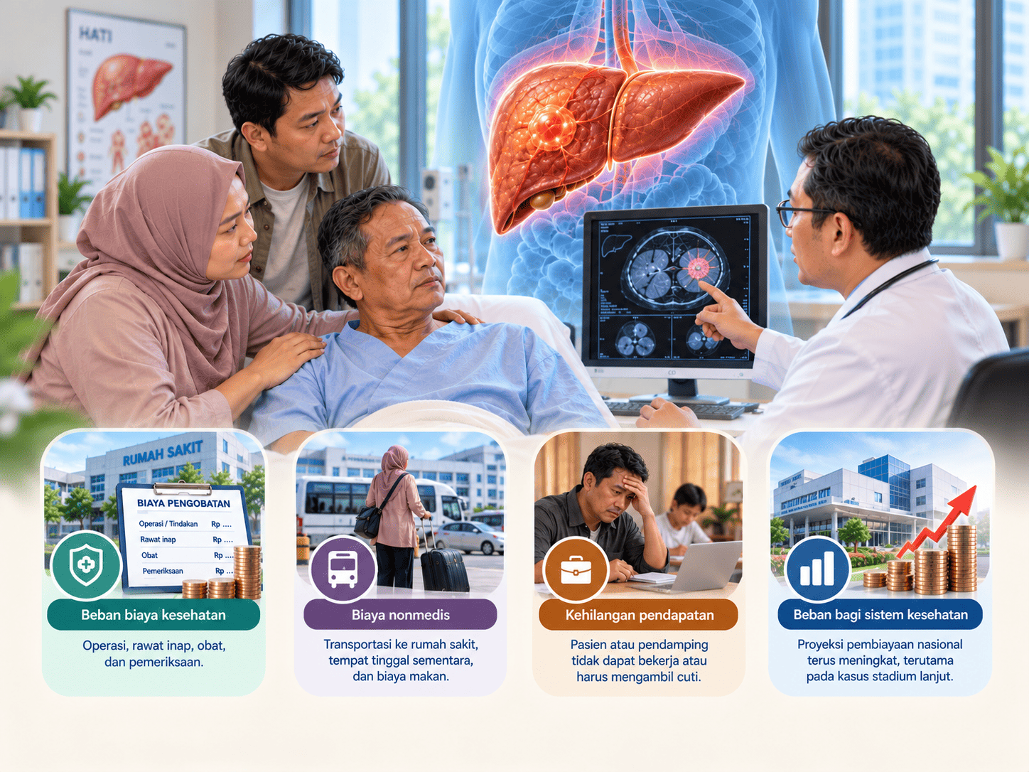 Kanker Hati dan Beban yang Mengikutinya: Dari Keluarga hingga Sistem Kesehatan