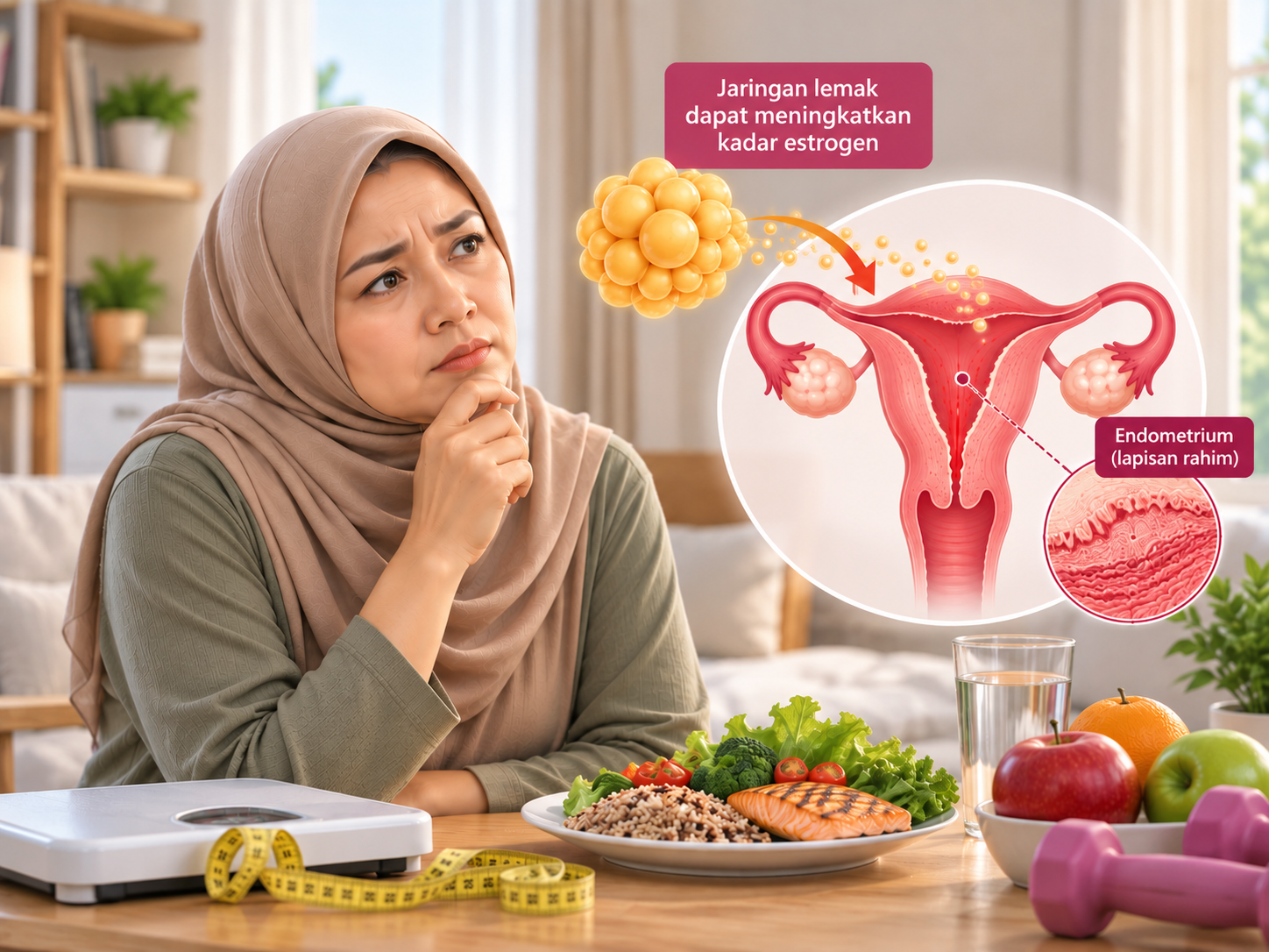 Berat Badan dan Kesehatan Rahim: Apa Hubungannya dengan Risiko Kanker Endometrium?