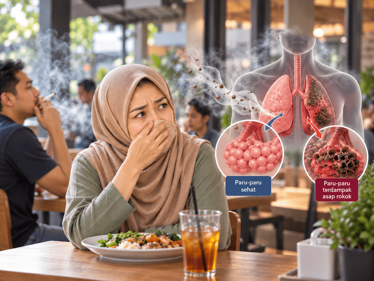 Tidak Merokok tetapi Sering Terpapar Asap Rokok: Apa Risikonya bagi Paru-paru?