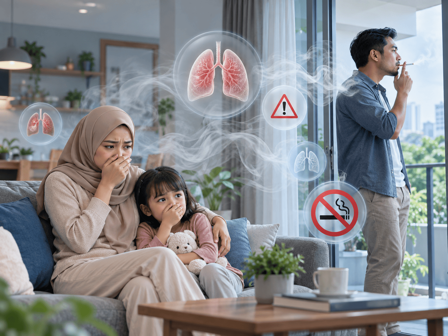 Merokok Dekat Jendela Belum Cukup: Cara Melindungi Keluarga dari Asap Rokok di Rumah