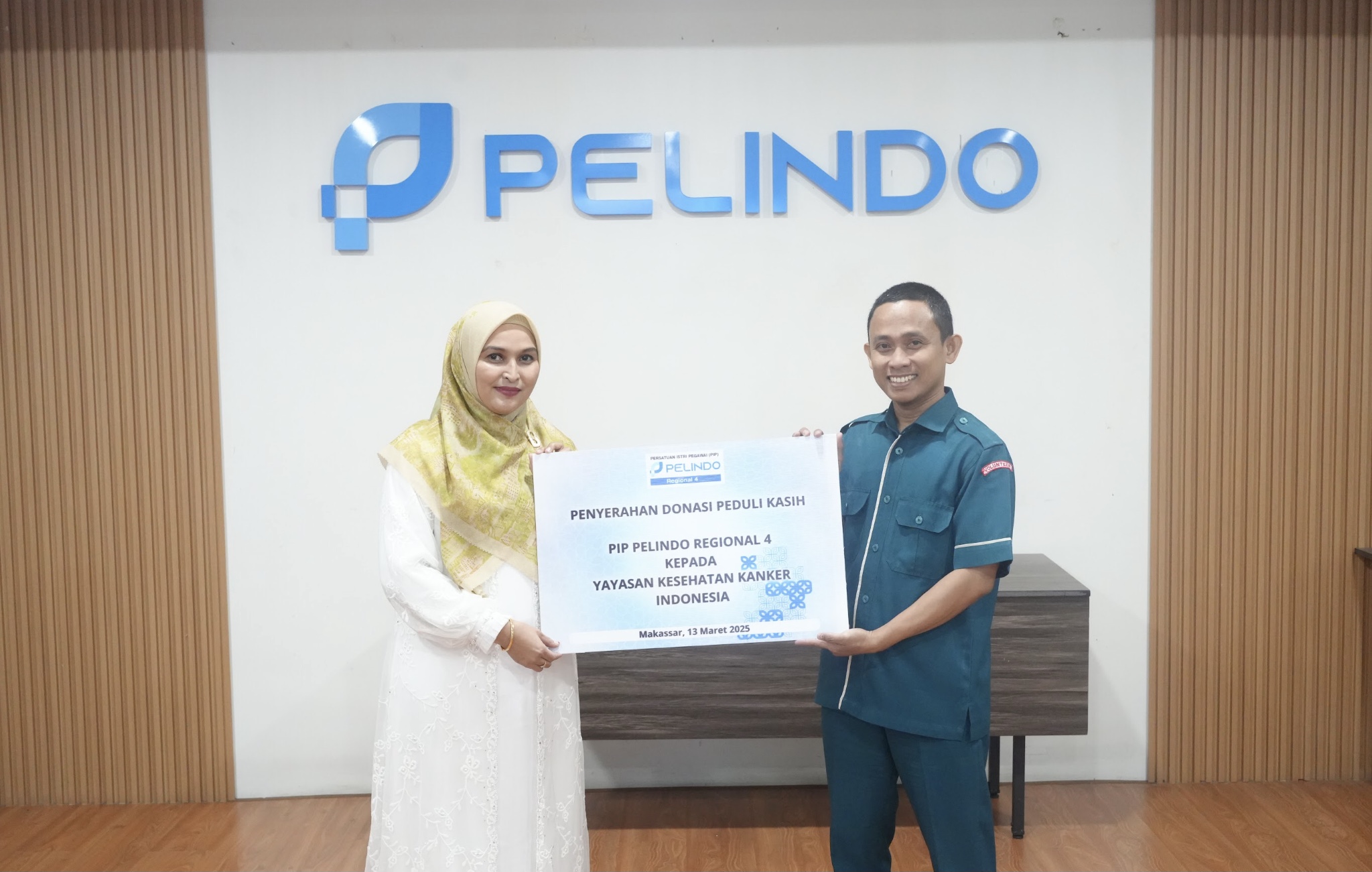Kunjungan dan bantuan dari para donatur