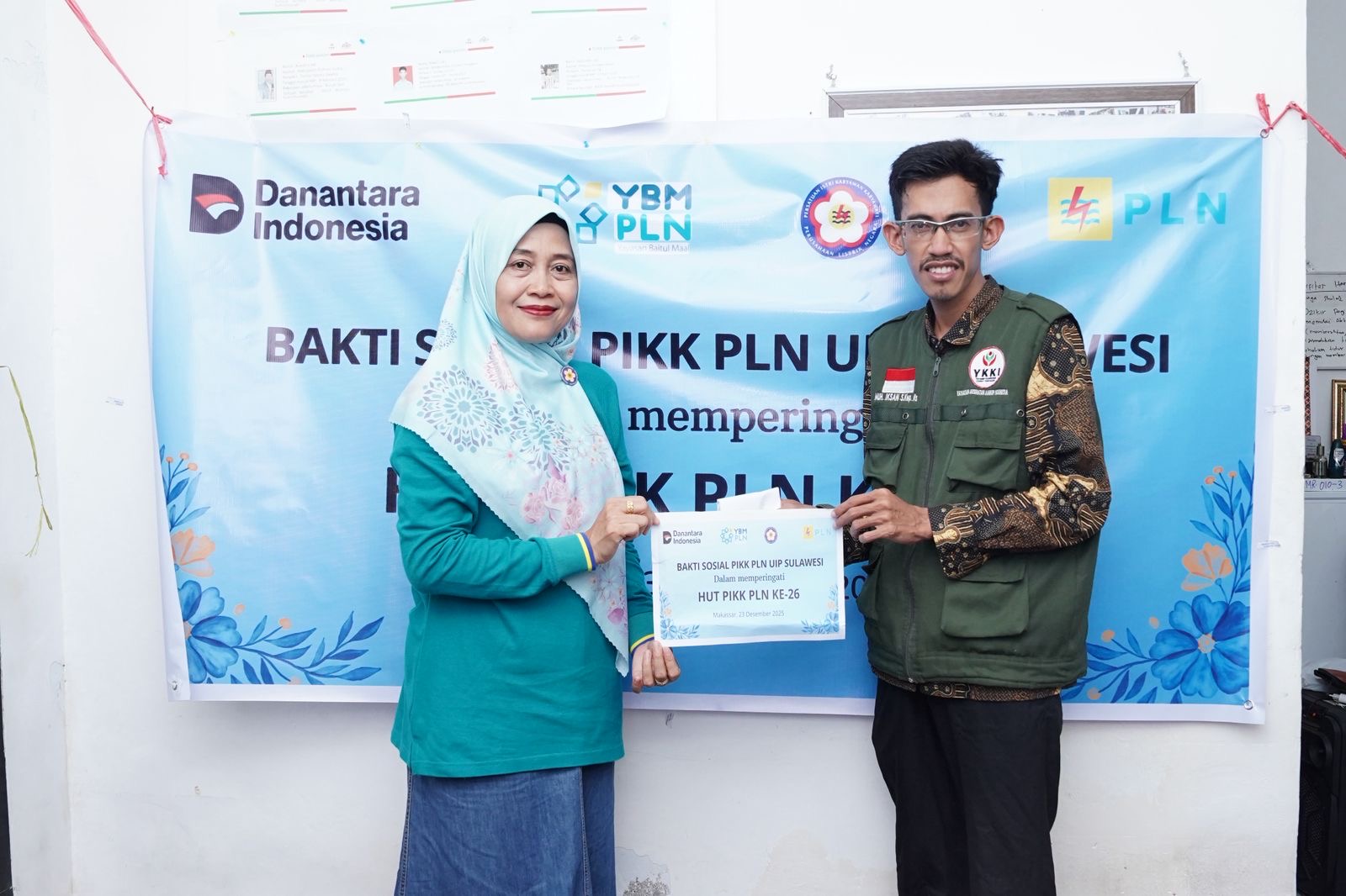 Kunjungan dan bantuan dari para donatur