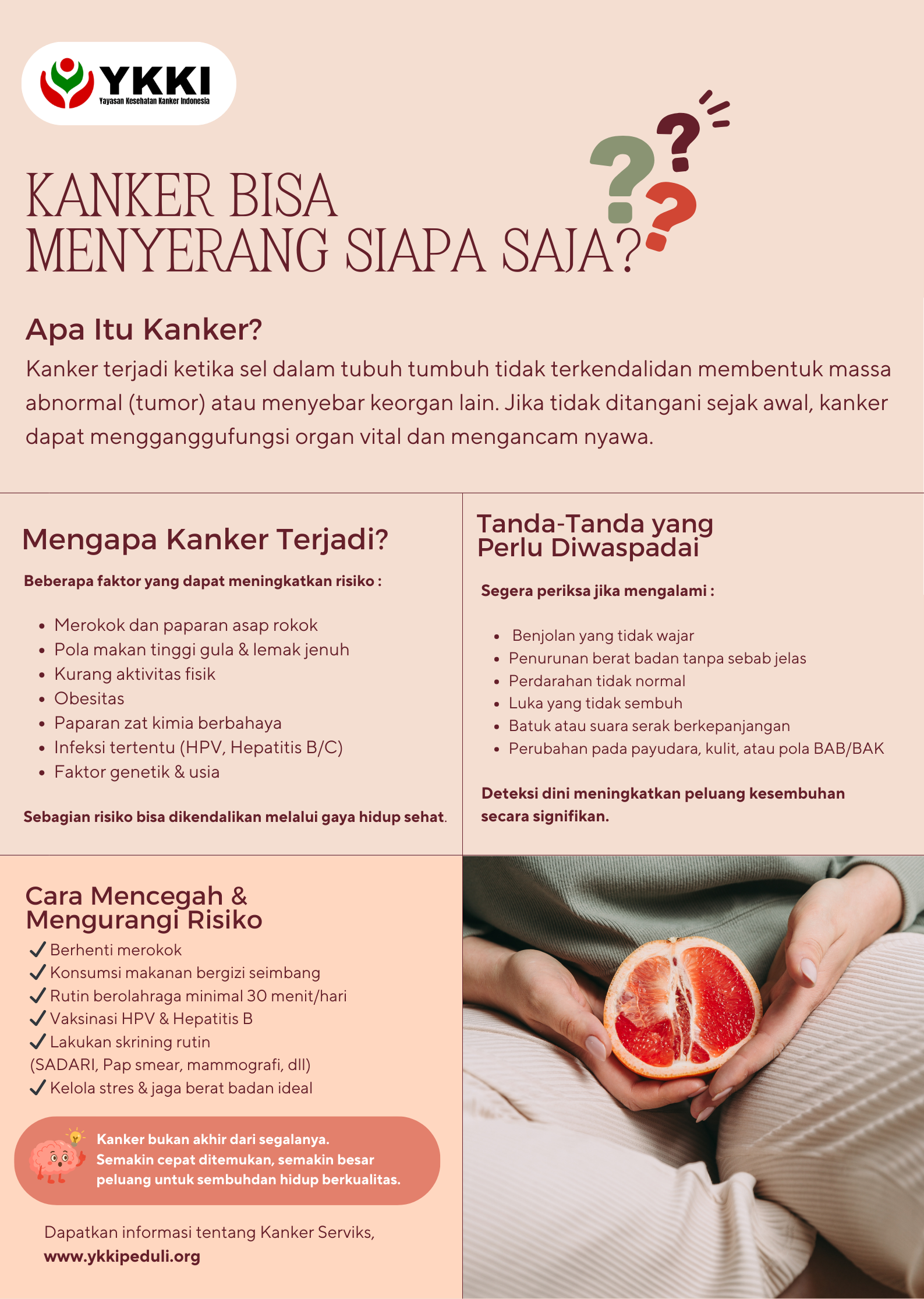 Kanker Bisa Menyerang Siapa Saja ?